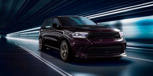 2025 dodge durango speeding down a tunnel