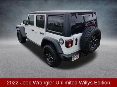 2022 Jeep Wrangler Unlimited Willys