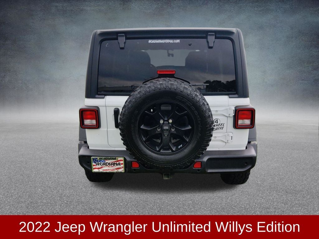 2022 Jeep Wrangler Unlimited Willys