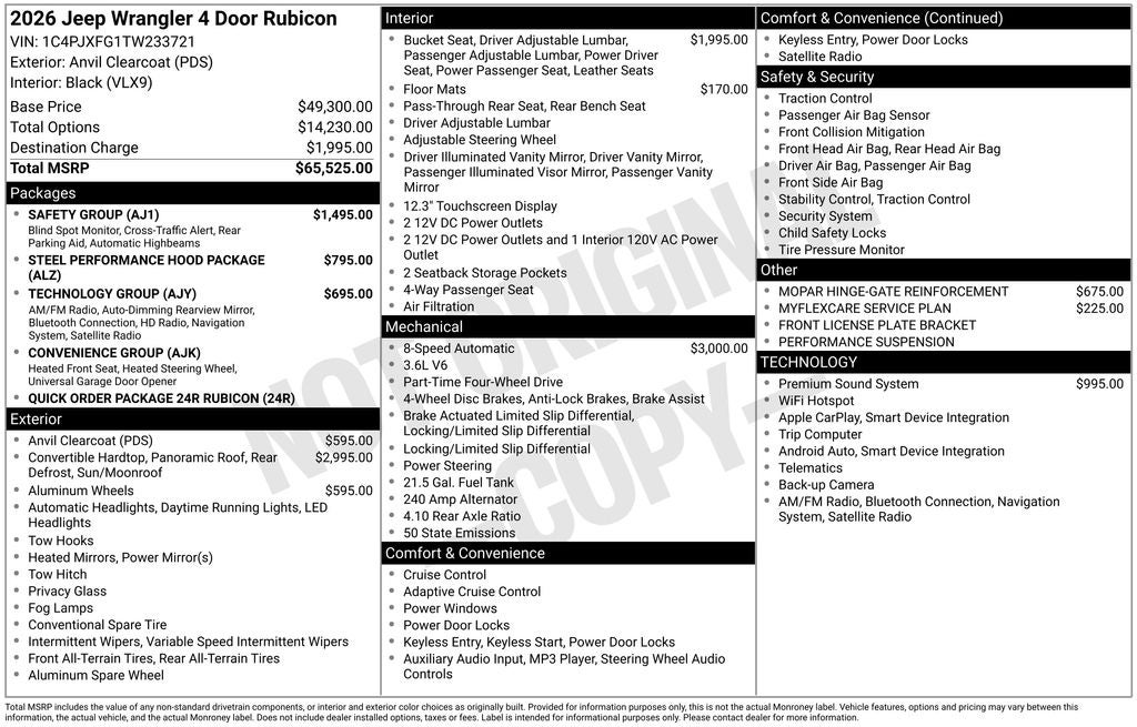 2026 Jeep Wrangler Rubicon