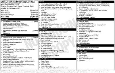 2025 Jeep Grand Cherokee Laredo X