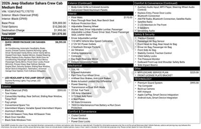 2026 Jeep Gladiator Sahara