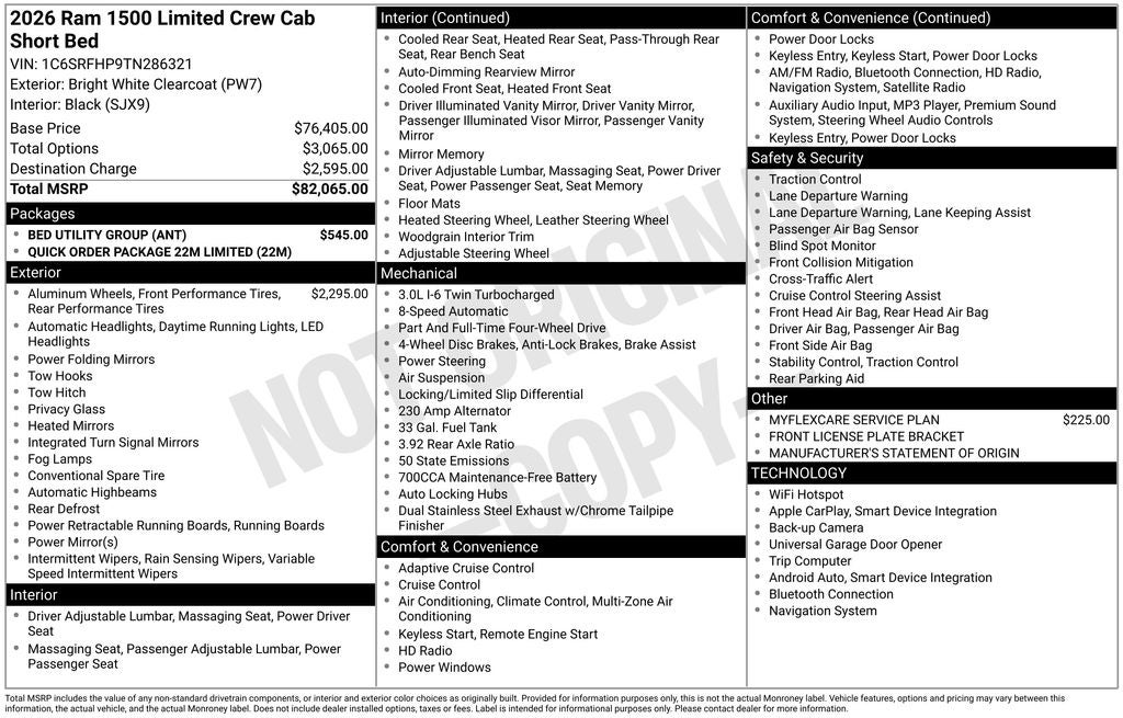 2026 RAM 1500 Limited