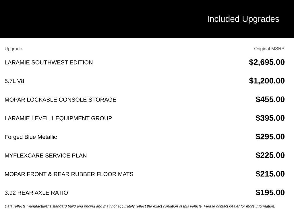 2026 RAM 1500 Laramie