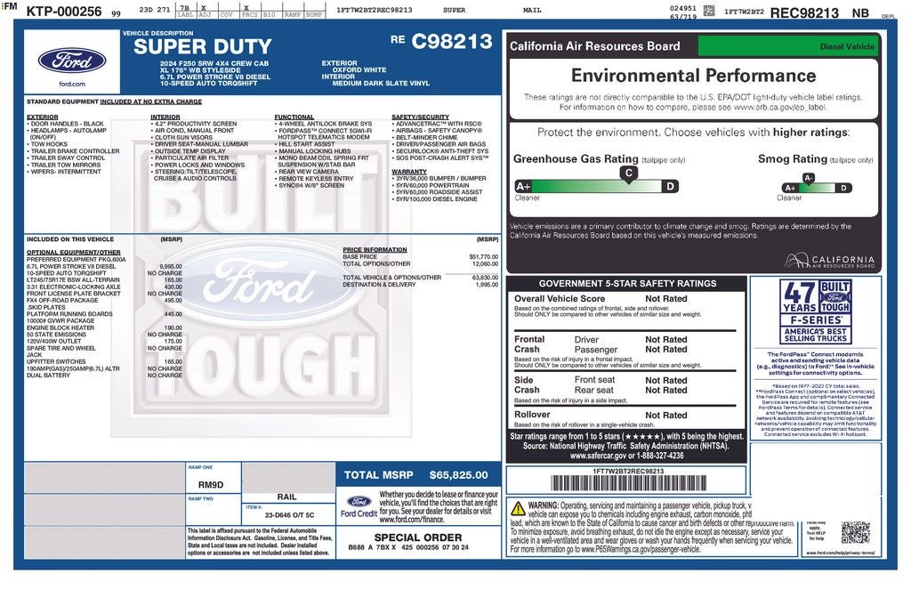 2024 Ford Super Duty F-250 Pickup XL