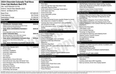 2024 Chevrolet Colorado Trail Boss