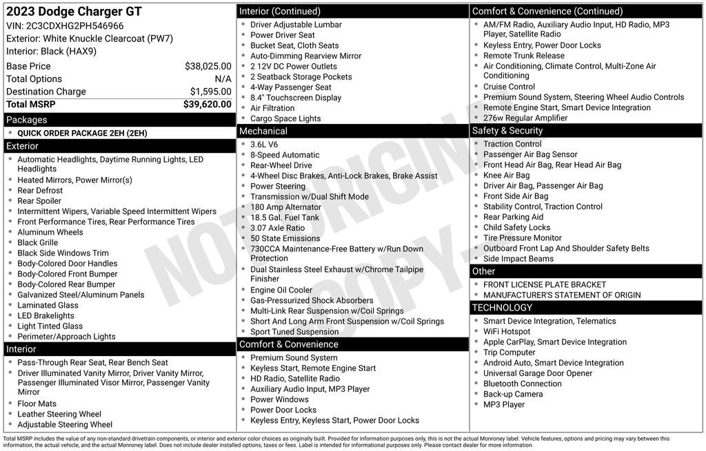 2023 Dodge Charger GT