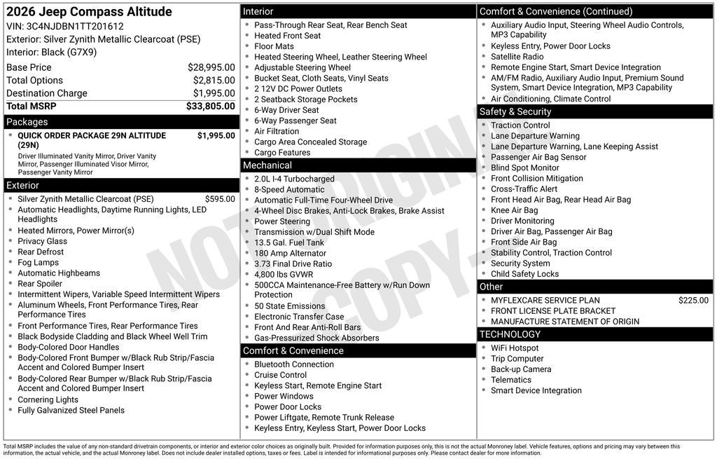 2026 Jeep Compass Latitude