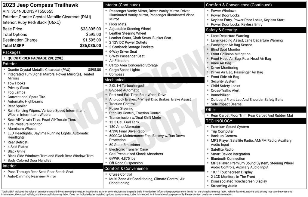 2023 Jeep Compass Trailhawk