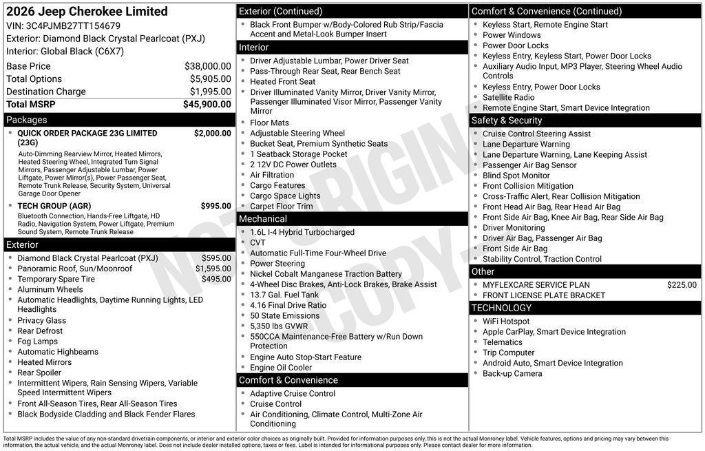2026 Jeep Cherokee Limited