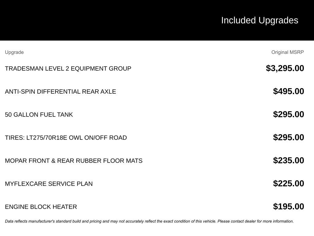 2026 RAM 2500 Tradesman