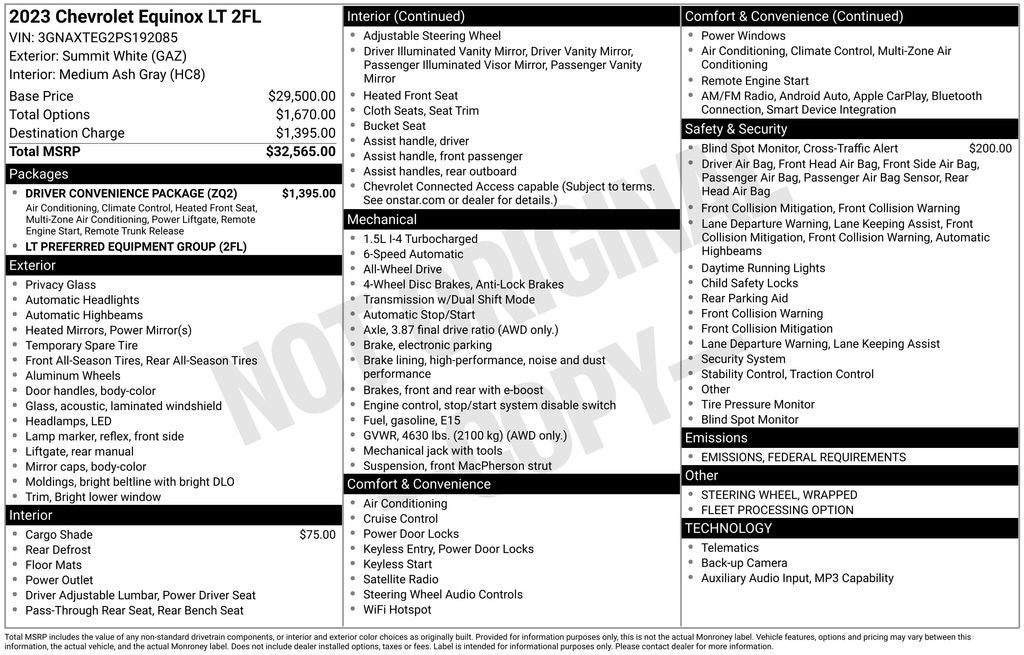 2023 Chevrolet Equinox LT