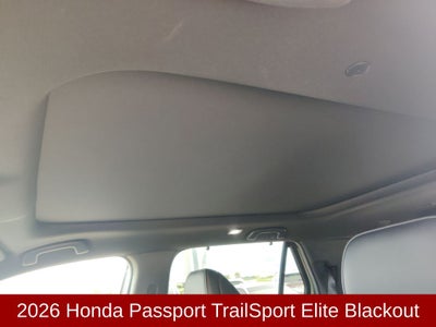 2026 Honda Passport TrailSport Elite Blackout