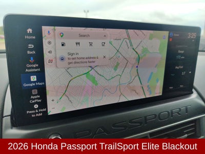 2026 Honda Passport TrailSport Elite Blackout