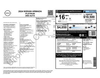 2024 Nissan Armada Platinum