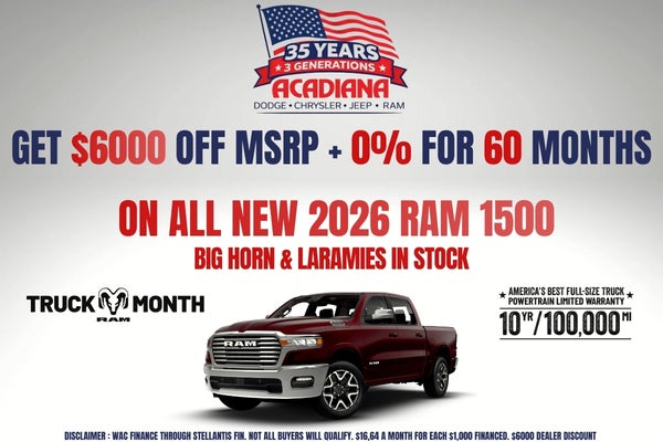 2026 RAM 1500