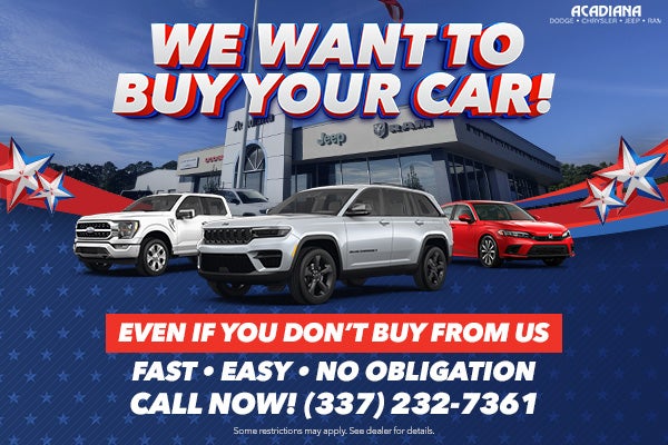 We Want to Buy Ypur Car