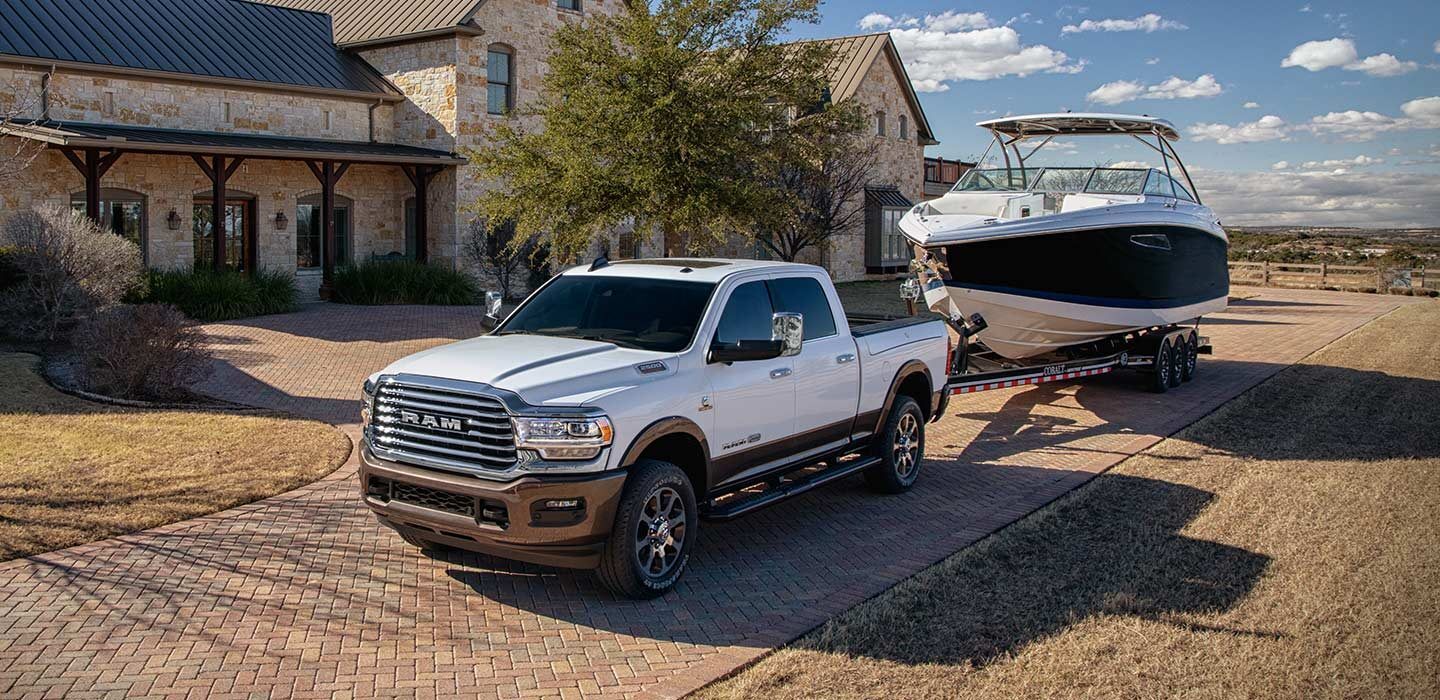 2020 RAM 2500 Towing a boat near acadiana cdjr
